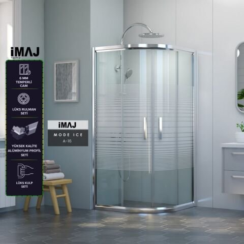 İmaj Mode Ice Oval Duşakabin A-16