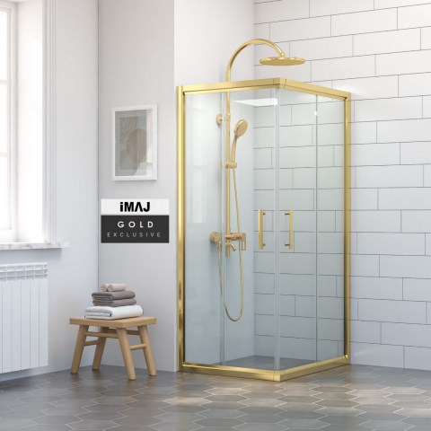 İmaj Gold Kare Duşakabin 70*70 H:190 - H:190 cm