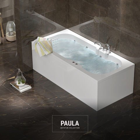 Paula Dikdörtgen Küvet H:55