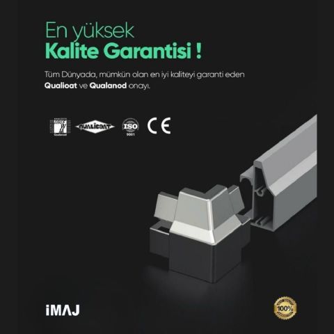 Mia Reflekte Cam Orta Açılır 2 Sabit 2 Açılır Duşakabin 196 - H:190 cm