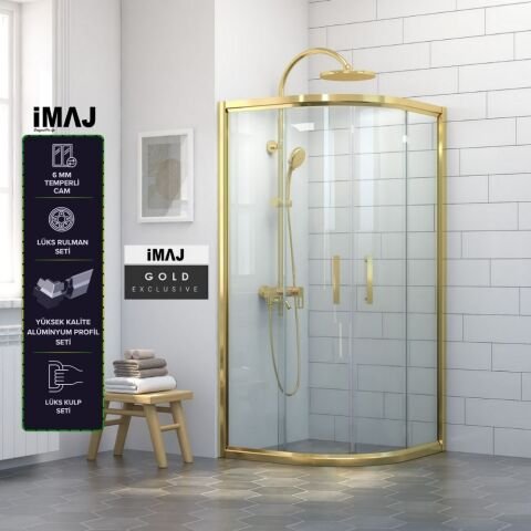 İmaj Gold Oval Duşakabin