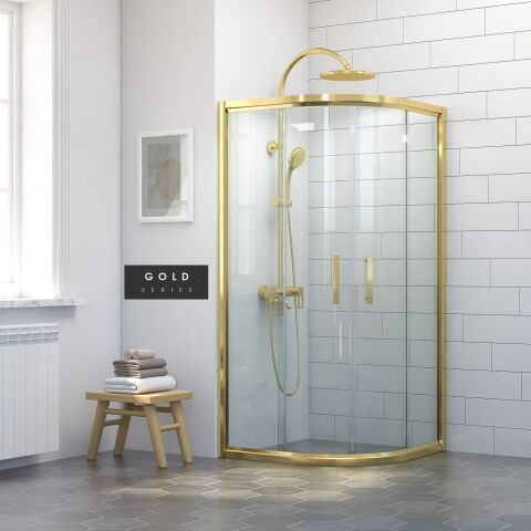 İmaj Gold Oval Duşakabin 80*130 H190