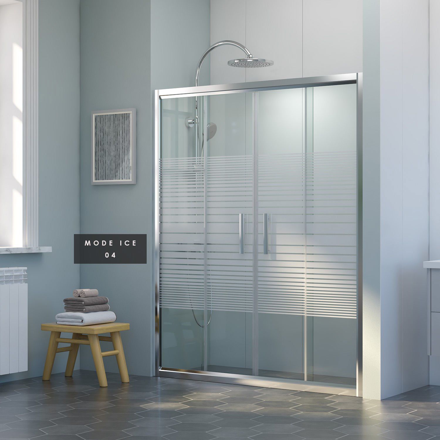 İmaj Mode Ice 2 Sabit 2 Sürgü Duşakabin A-16 196