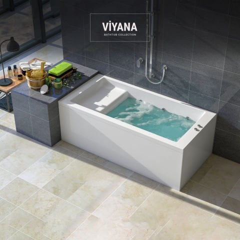 Viyana Oturmalı Dikdörtgen Küvet H:55 90*140