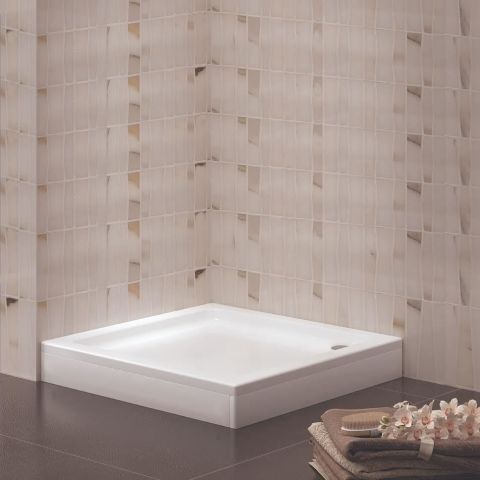 Kare Duş Teknesi H:17 Cm 110*110