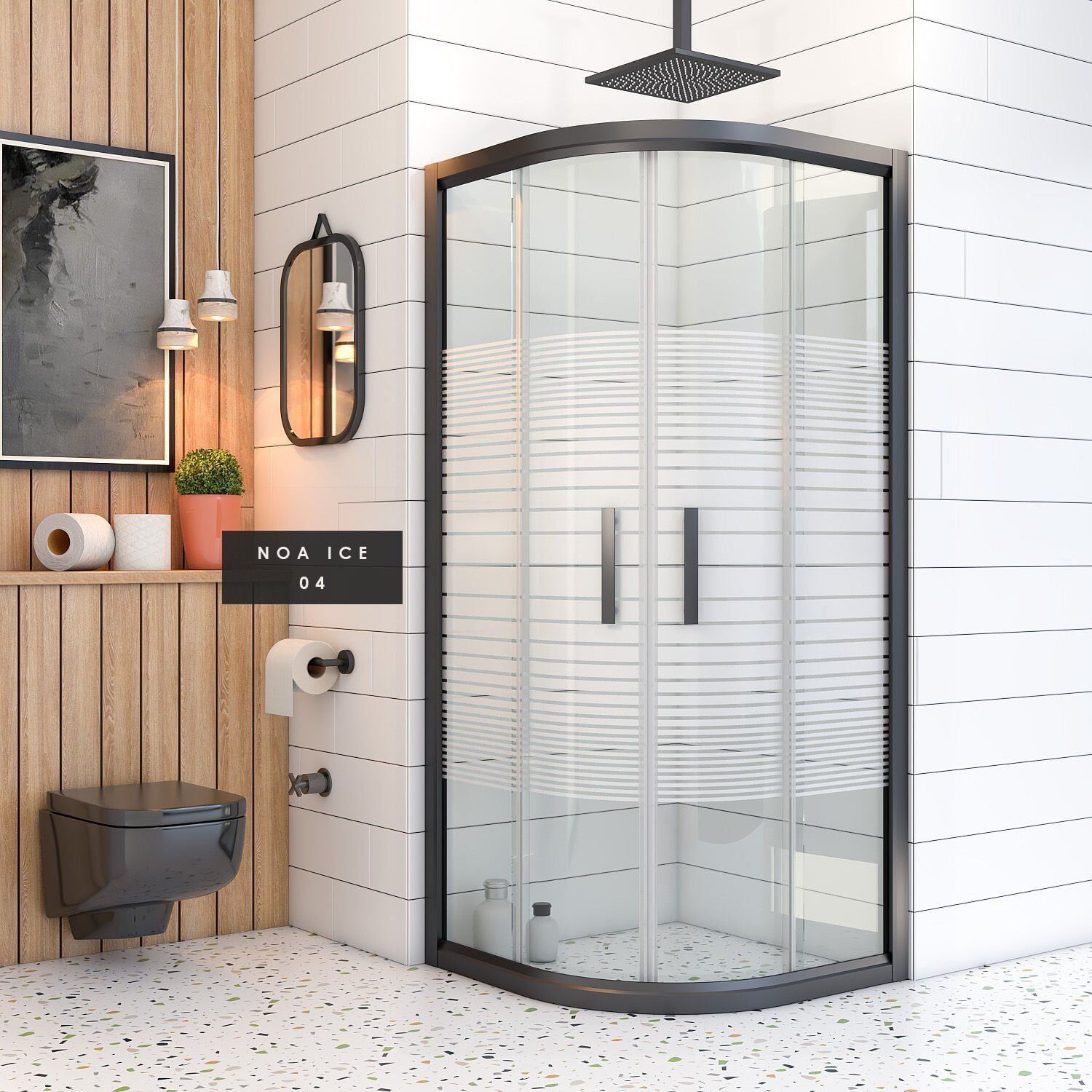 İmaj Noa Ice Oval Duşakabin A-16 90*130 H190