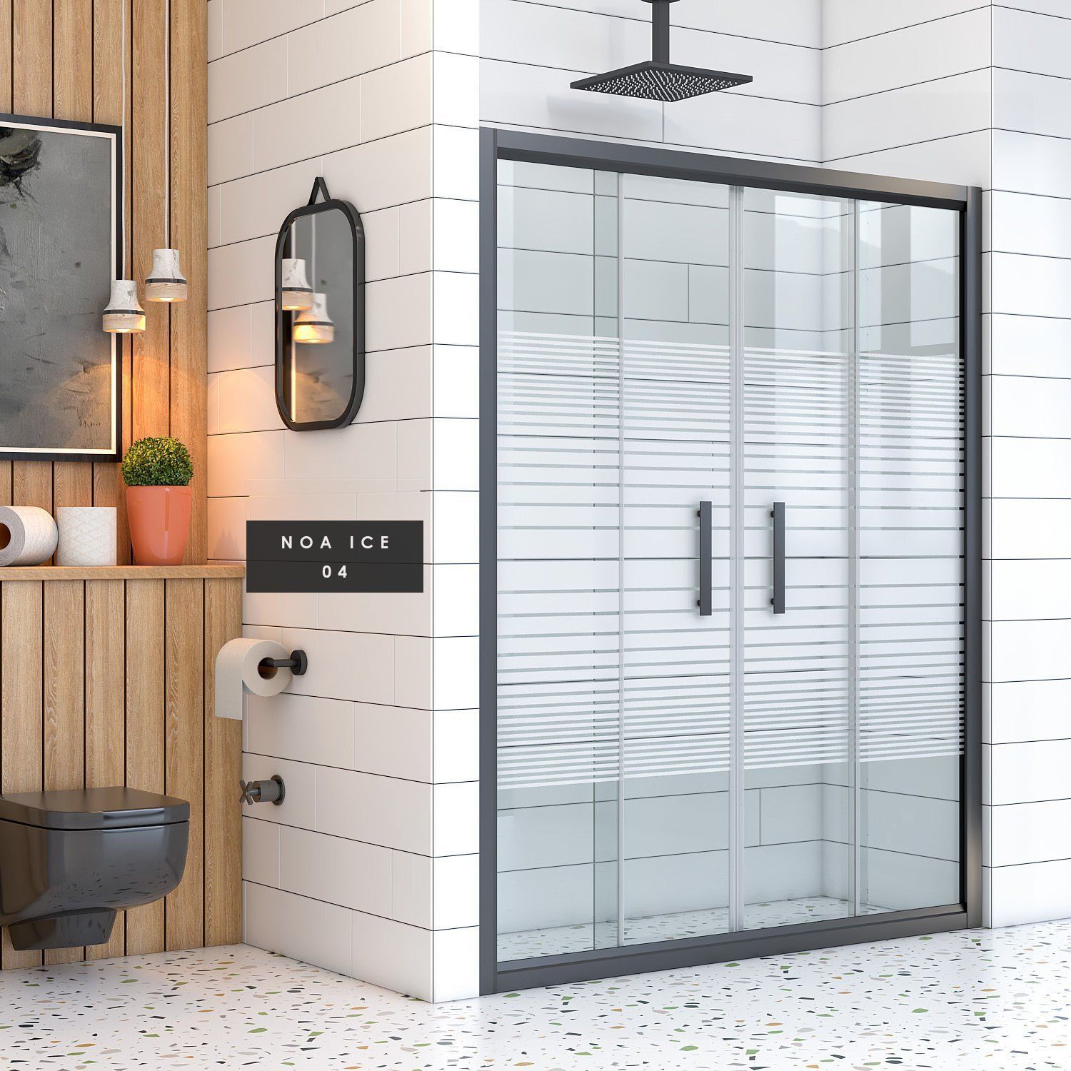 İmaj Noa Ice 2 Sabit 2 Sürgü Duşakabin A-16 195