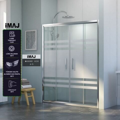 İmaj Mode Ice 2 Sabit 2 Sürgü Duşakabin A-5