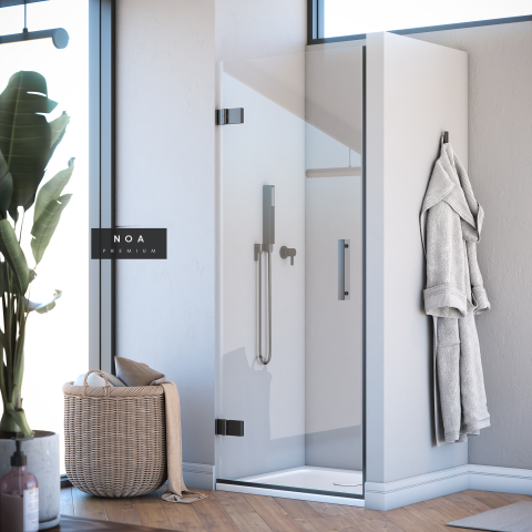 Noa Premium Menteşeli Sistem Tek Kapı Duşakabin 75 H195