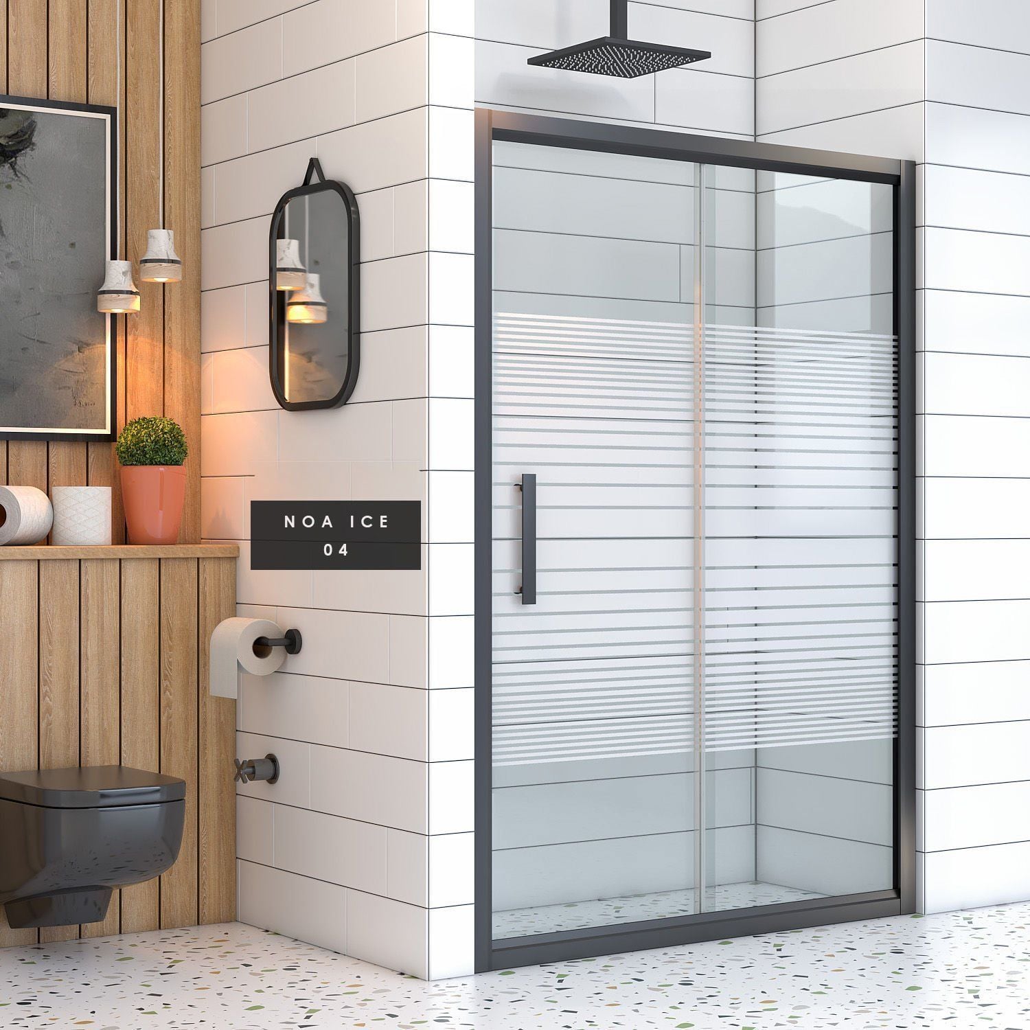 İmaj Noa Ice 1 Sabit 1 Sürgü Duşakabin A-16 140