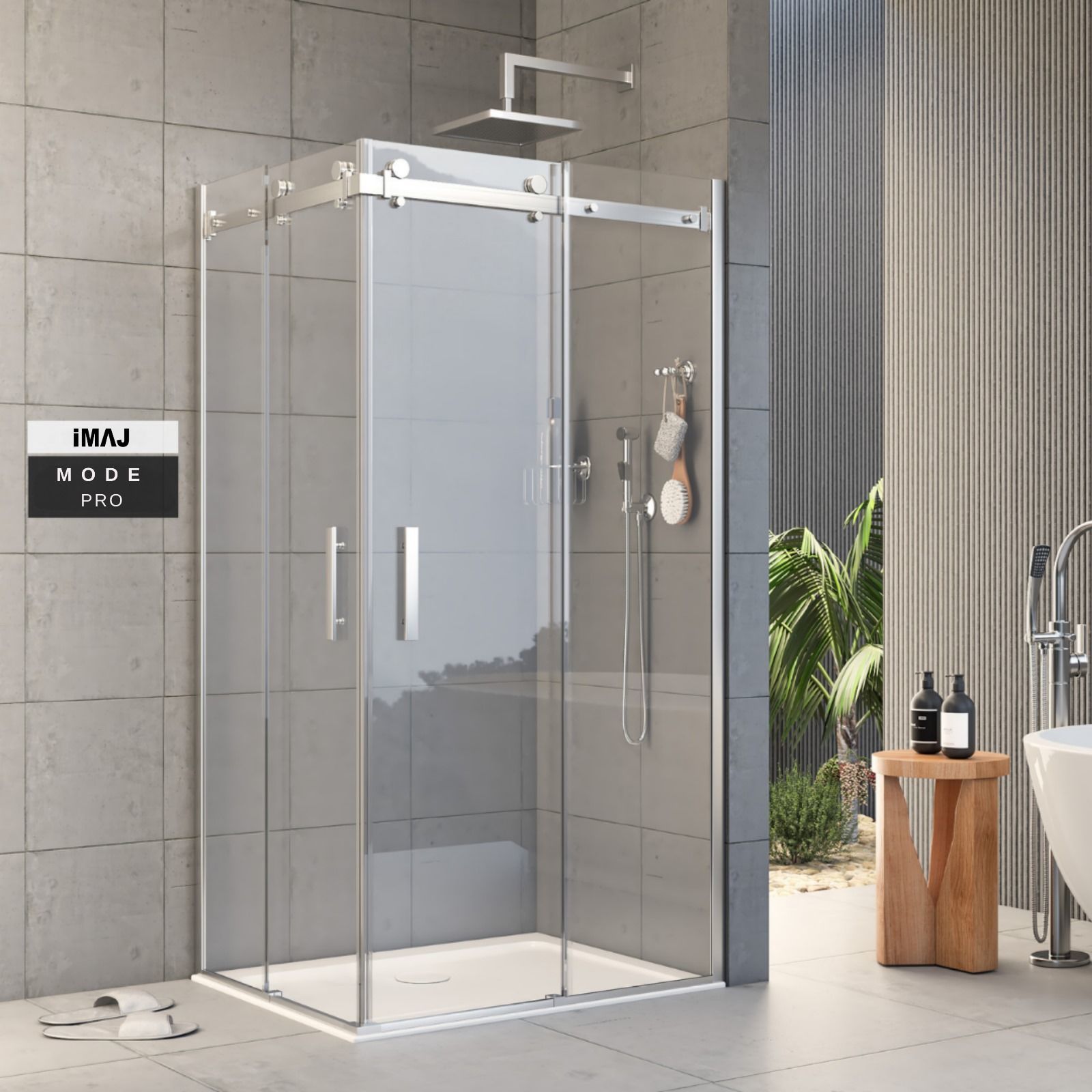 Pro Mode Dikdörtgen Duşakabin 90*130 H:195 - 6mm