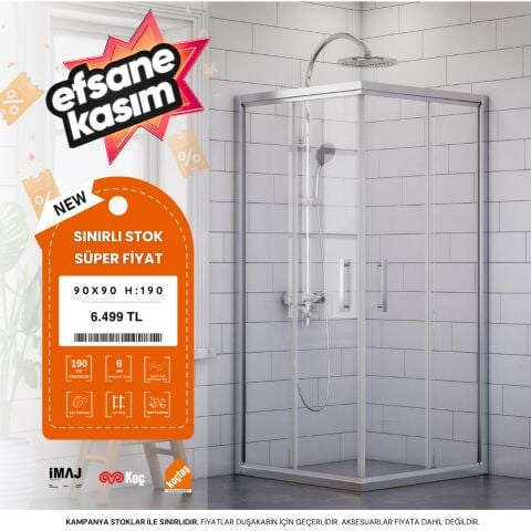 Mode Kare Duşakabin