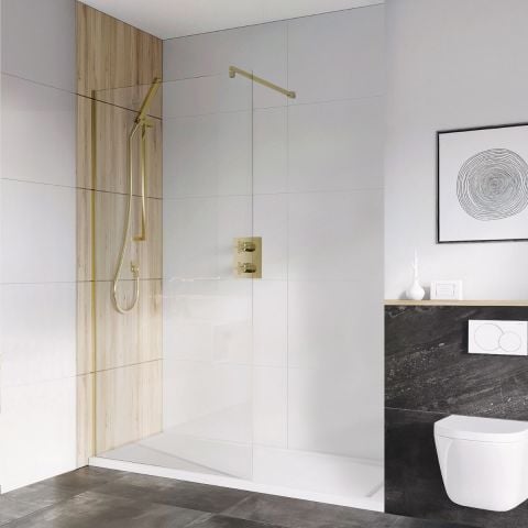 Bronz Yan Panel / Separatör 90 - H:190 cm