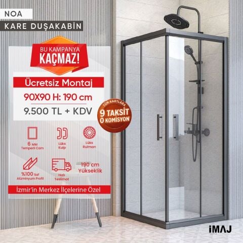 MAYIS FIRSATI ! Noa Kare 90x90 Cm H:190