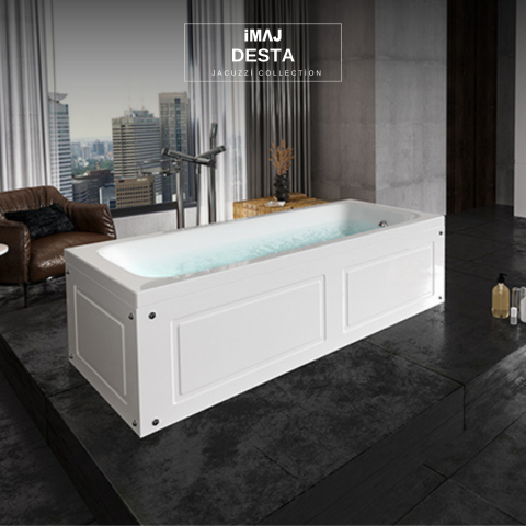 Desta Dikdörtgen Jakuz h:55 Hidromasaj Full Sistem - 90*160