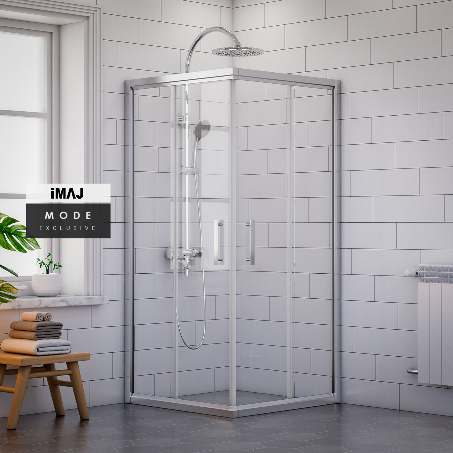 Mode Kare Duşakabin