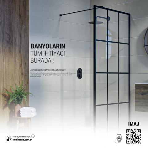 Mode Kare Duşakabin 75*75 H:190 - H: 200 cm