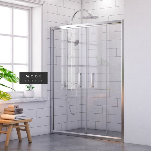 Mode Orta Açılır 2 Sabit 2 Sürgü Duşakabin 173 - H:190 cm
