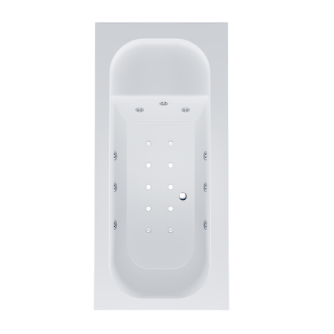 Rena Dikdörtgen Oturmalı Jakuzi h:55 Hidromasaj Ultra Sistem - 80*130