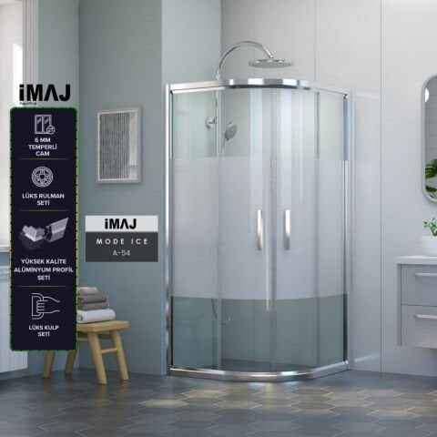 İmaj Mode Ice Oval Duşakabin A-54
