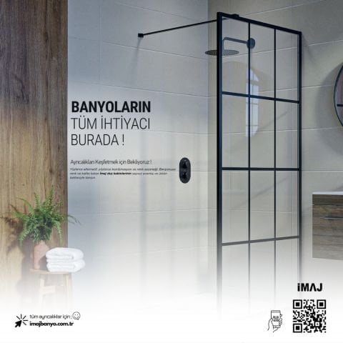Noa Kare Duşakabin 90*90 H190 - H:190 cm