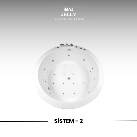Jelly Q 160 cm h:70 Yuvarlak Jakuzi Sistem 1