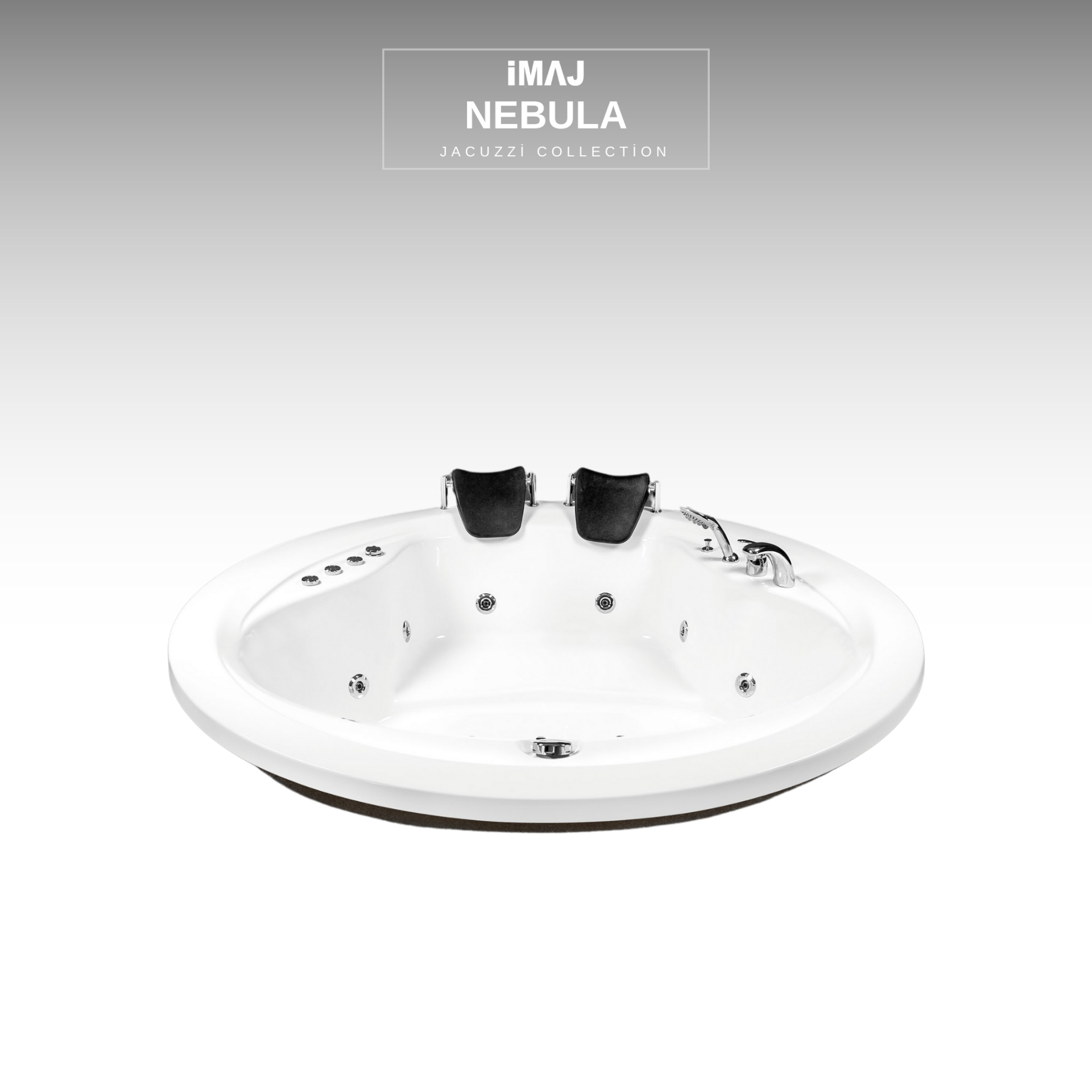 Nebula Q 180 cm h:60 Yuvarlak Jakuzi Sistem 1