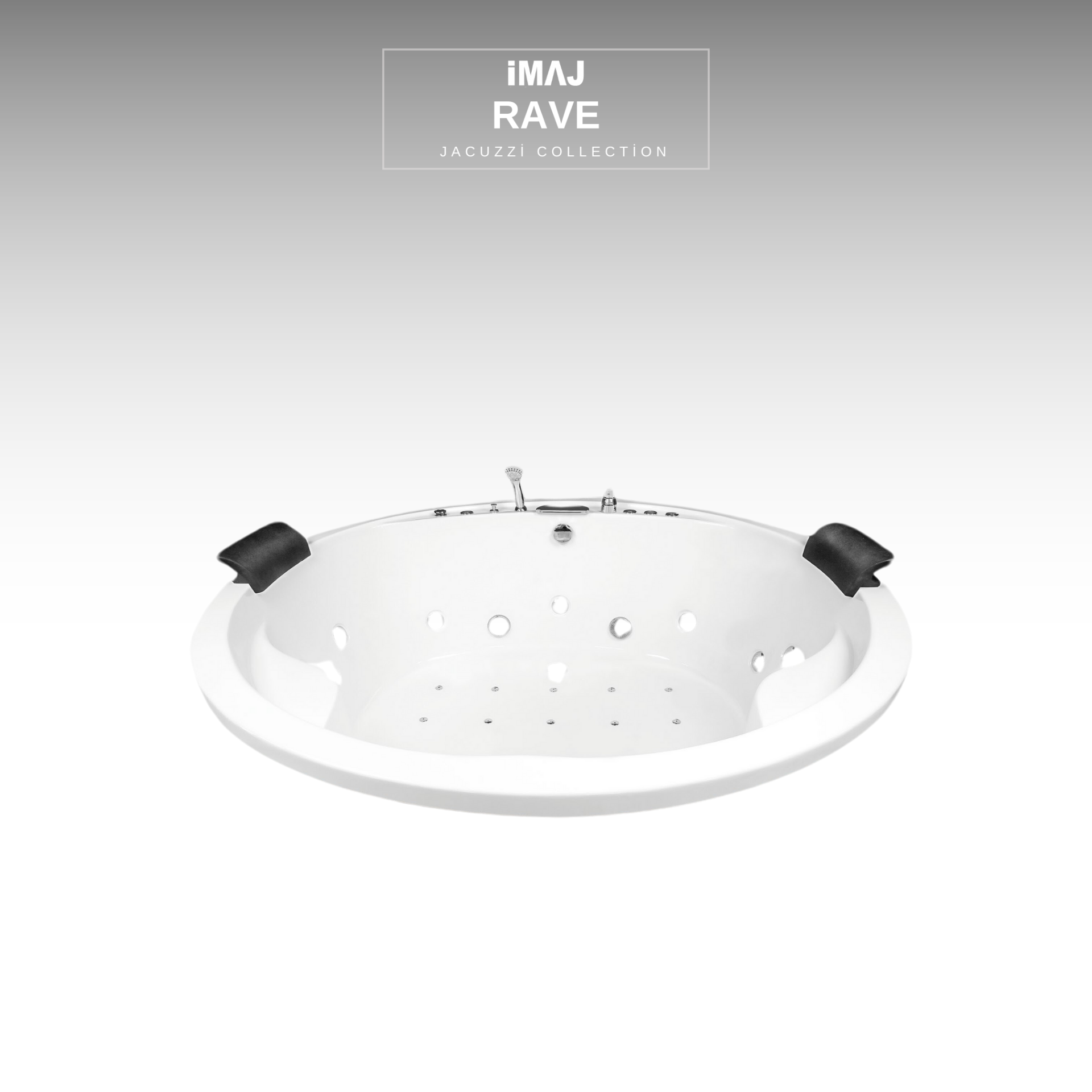 Rave Q 180 cm h:70 Yuvarlak Jakuzi Sistem 1