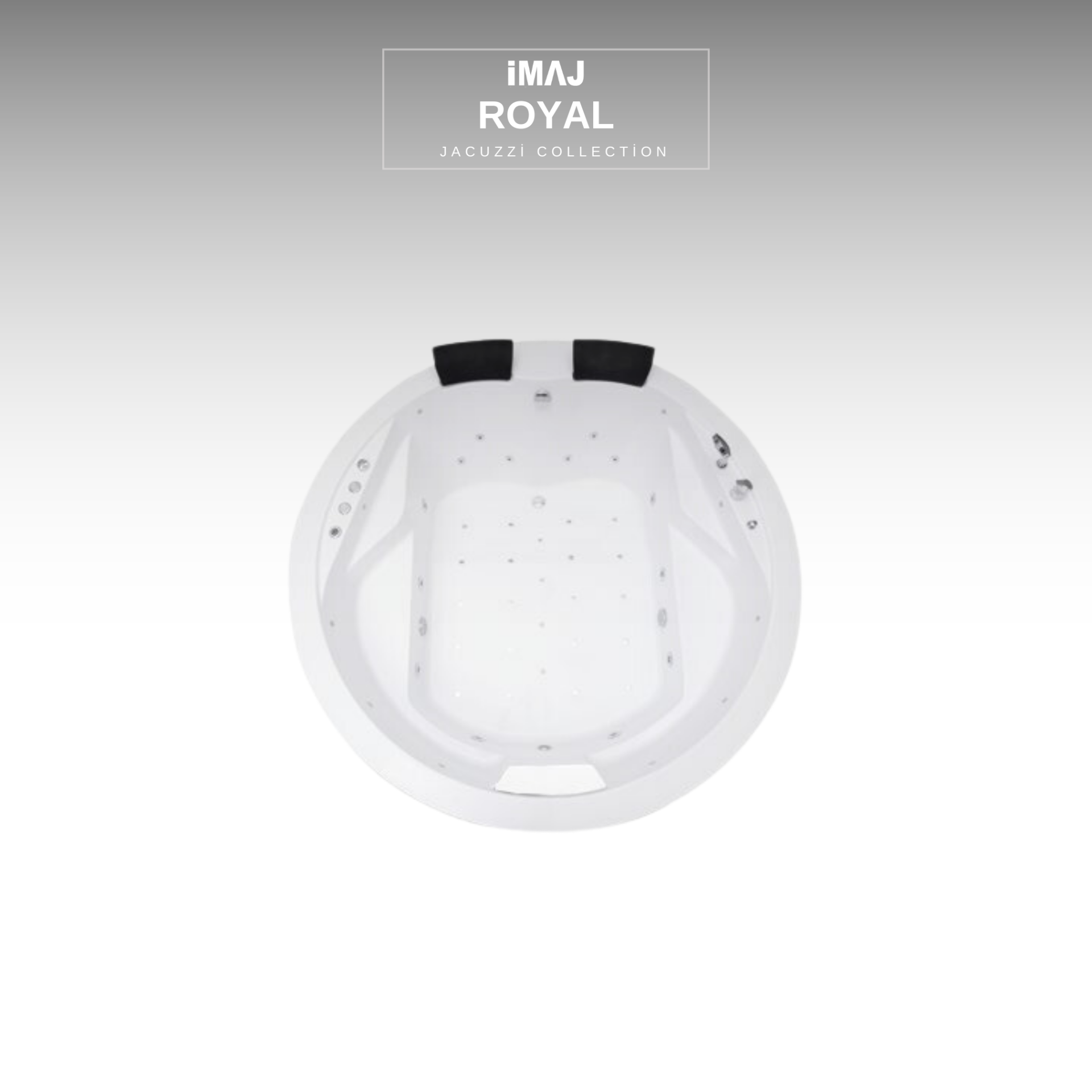 Royal Q 200 cm h:75 Yuvarlak Jakuzi Sistem 2