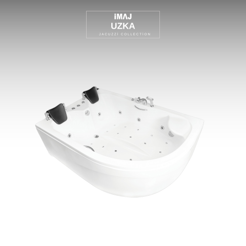 Uzka 180x130 cm h:60 Asimetrik Jakuzi Sistem 1