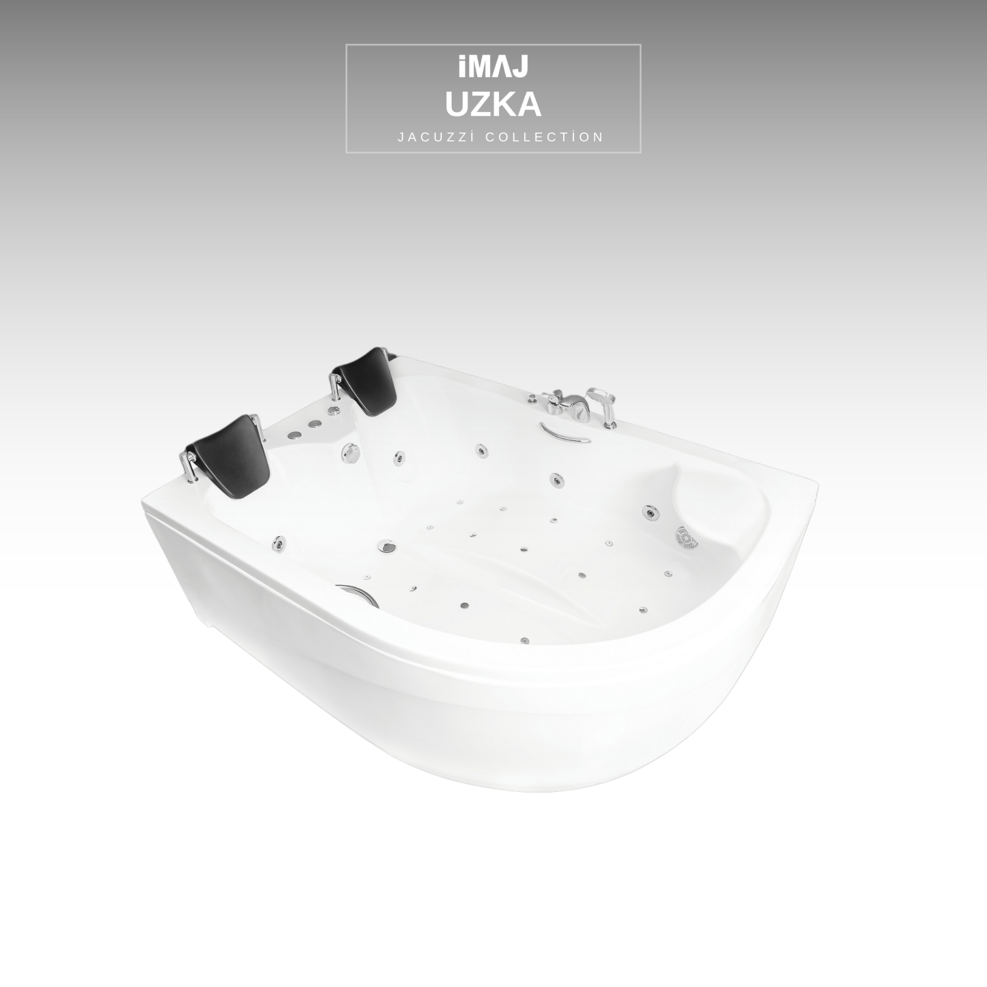 Uzka 180x130 cm h:60 Asimetrik Jakuzi Sistem 2