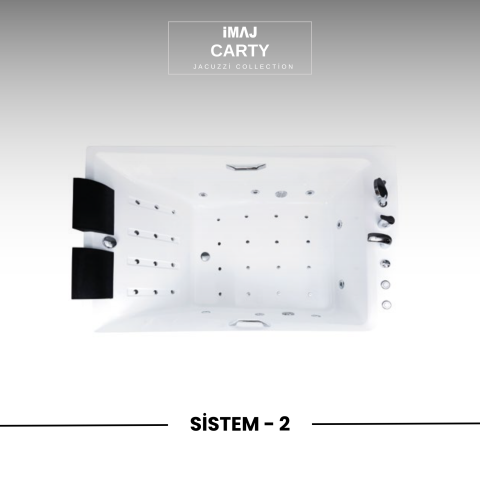 Carty 185x120 cm h:68  Jakuzi Sistem 2