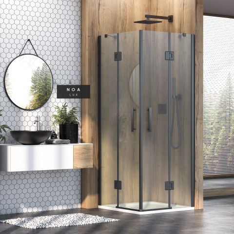 Noa Lüx Menteşeli Köşe Duşakabin 80*80 H195