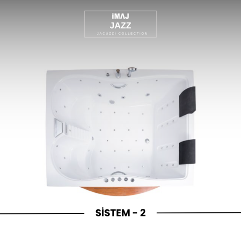 Jazz 190x150 cm h:70 YENİ Jakuzi Sistem 2