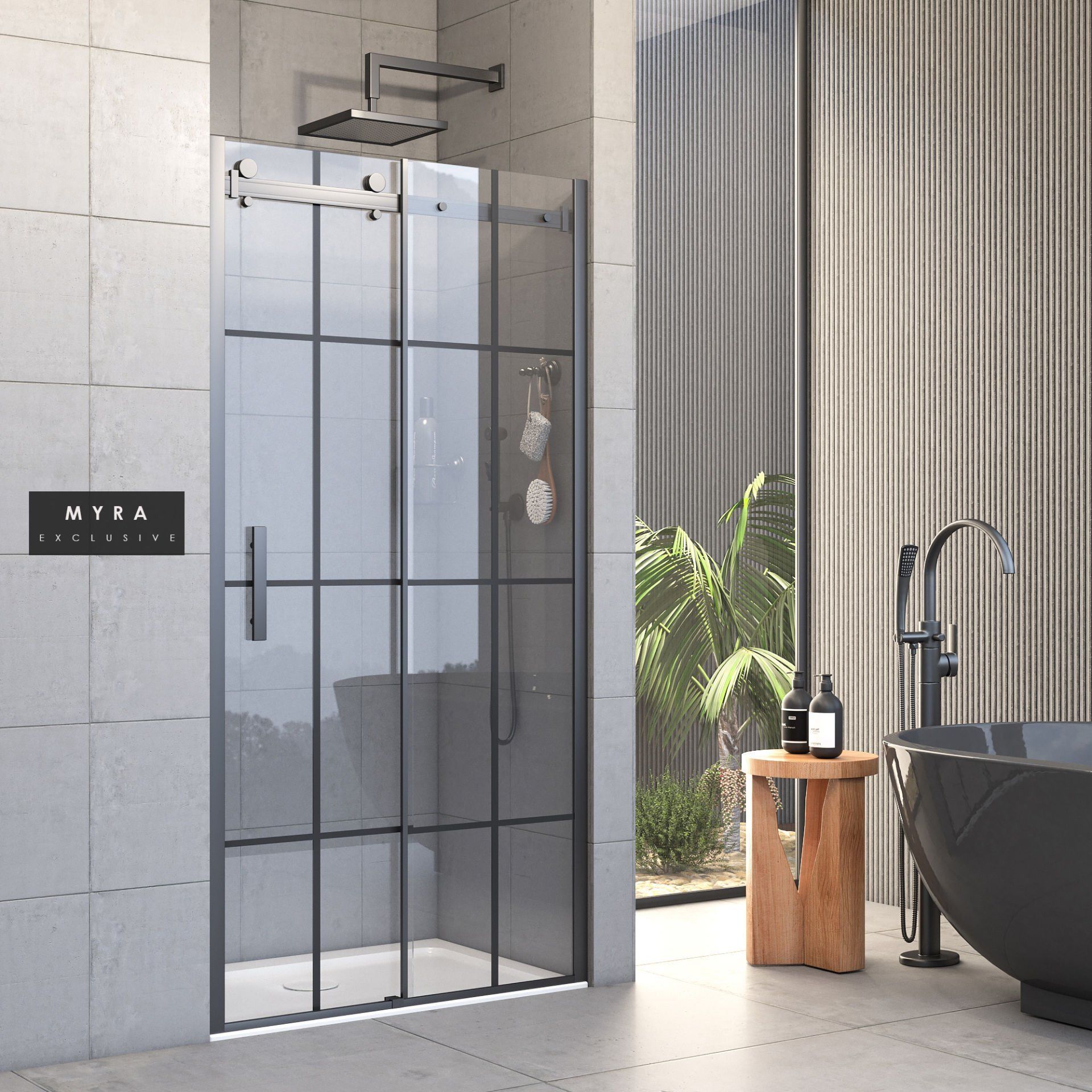 Pro Myra 1 Sabit 1 Sürgü Duşakabin 131