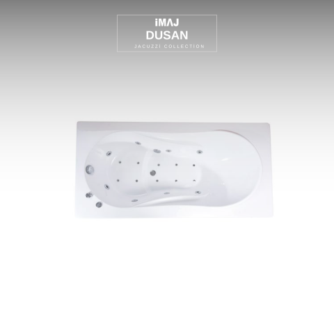 Dusan 180x90 cm h:55 Borulu Jakuzi Sistem 1