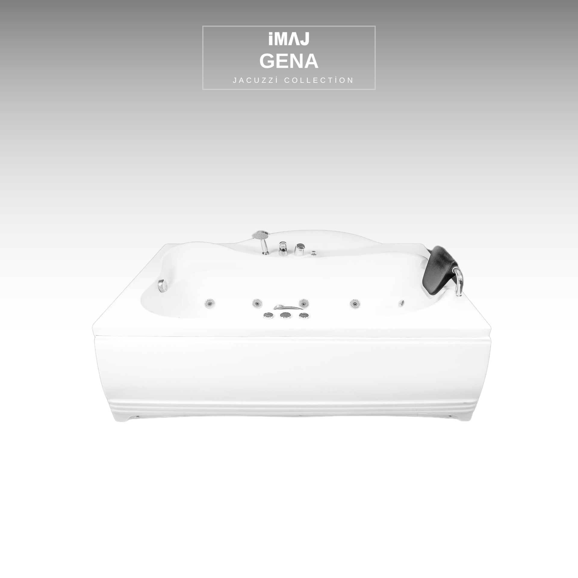 Gena 180x110 cm h:57 Jakuzi Sistem 1