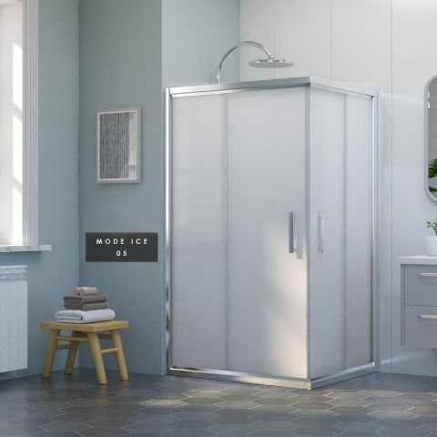 İmaj Mode Ice Dikdörtgen Duşakabin A-7 80*150 H190