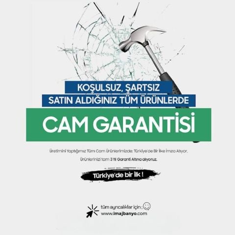 İmaj Gold Kare Duşakabin