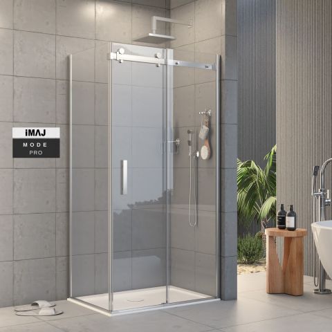 Pro Mode Sabit Panelli Dikdörtgen Duşakabin 90*120 H:195 - 6mm