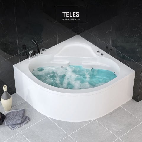 Teles Oval Oturmalı Küvet H:55