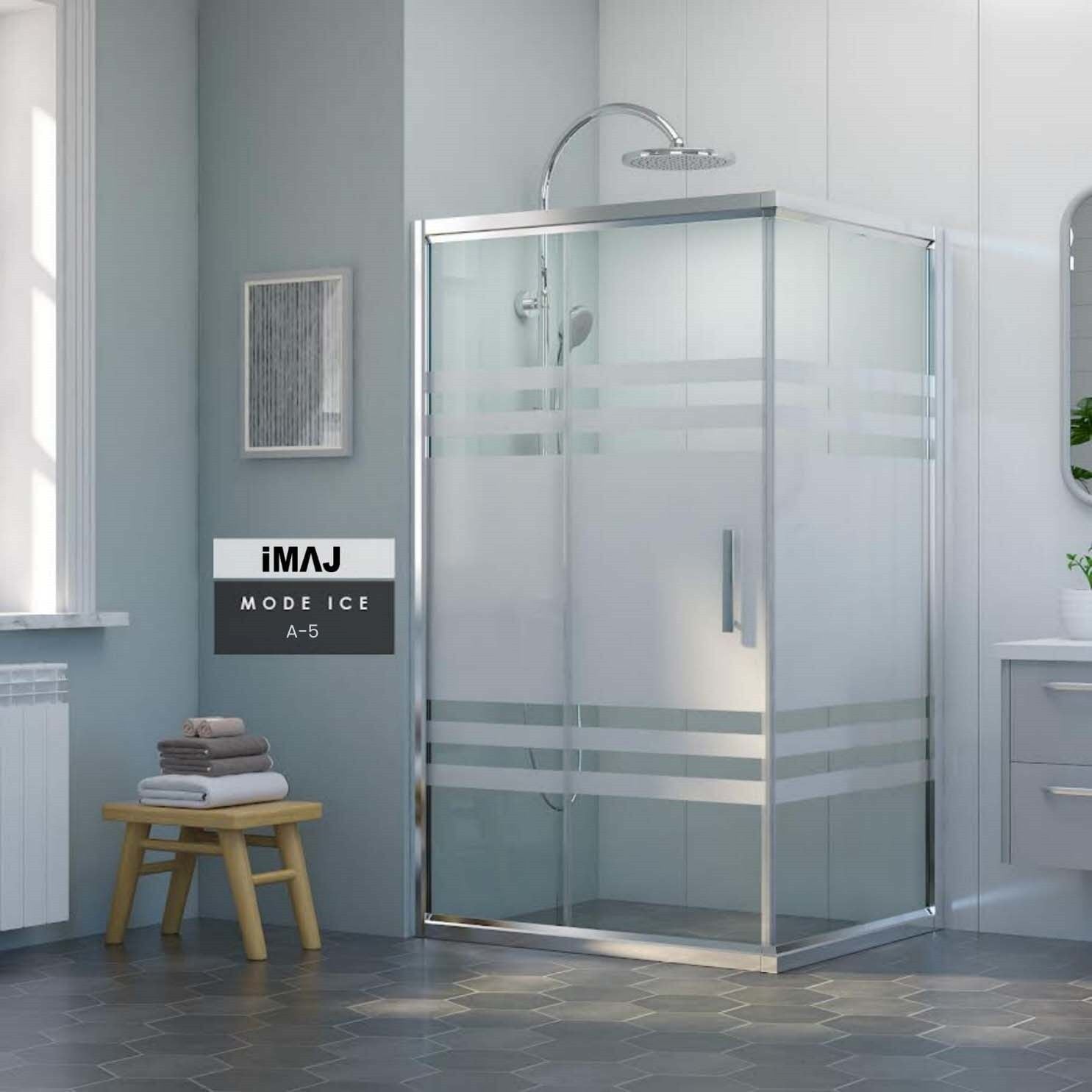 İmaj Mode Ice Sabit Panelli Dikdörtgen Duşakabin A-5 80*90 H190
