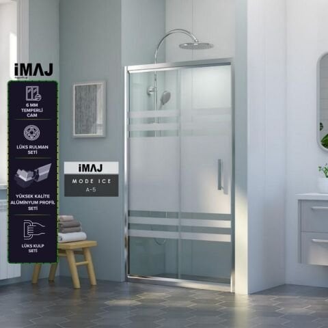 İmaj Mode Ice 1 Sabit 1 Sürgü Duşakabin A-5