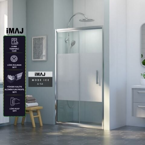 İmaj  Mode Ice 1 Sabit 1 Sürgü Duşakabin A-54