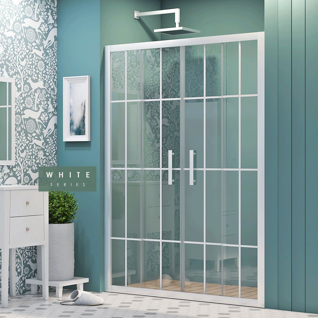 İmaj Legend White Orta Açılır 2 Sabit 2 Sürgü Duşakabin 187 - H: 200 cm