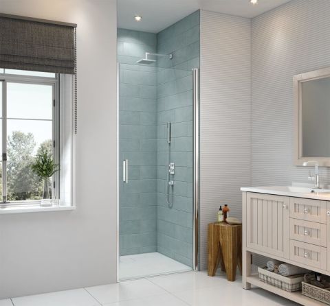 Mode Premium Boy Menteşeli Sistem Düz 1 Açılır Duşakabin 77 H195