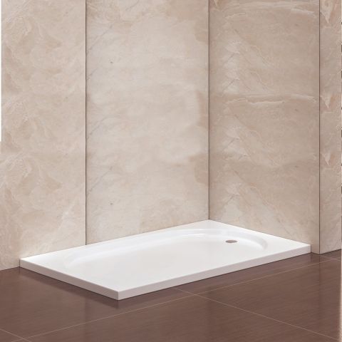 Dikdörtgen Flat Duş Teknesi H:6 80*130