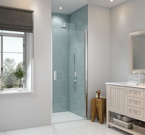 Mode Premium Boy Menteşeli Sistem Düz 1 Açılır Duşakabin 91 H195