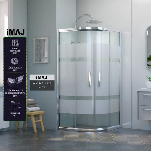 İmaj Mode Ice Oval Duşakabin A-53