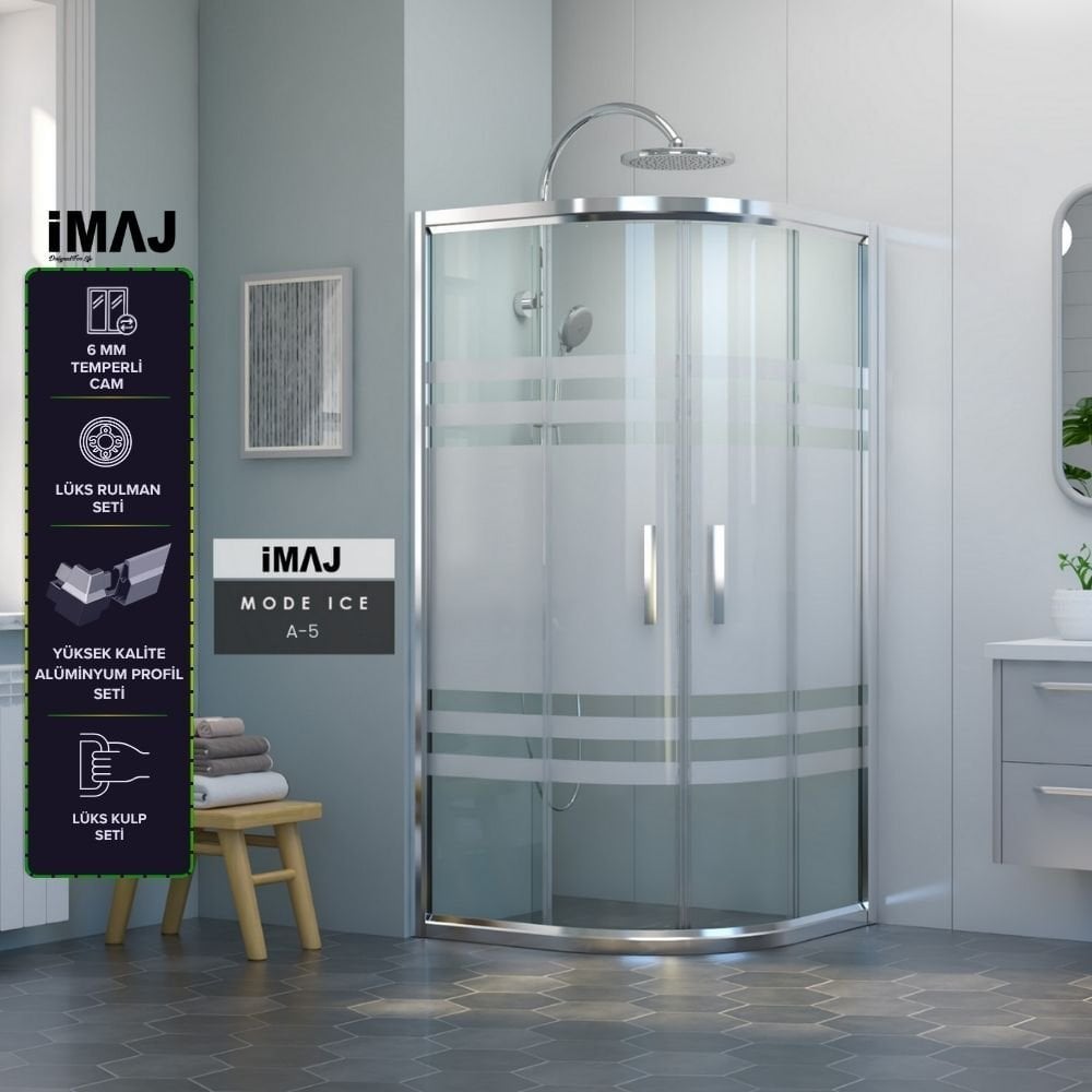 İmaj Mode Ice Oval Duşakabin A-5